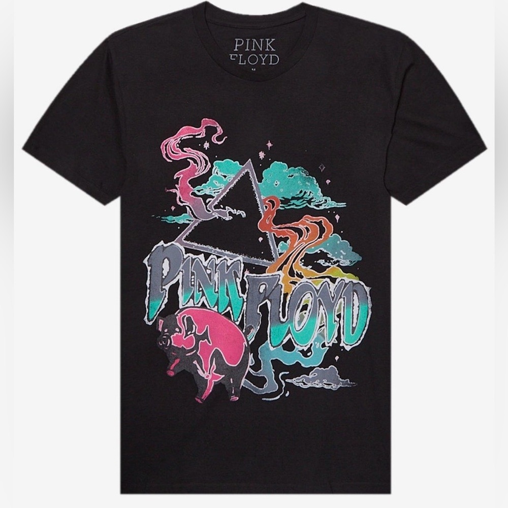 Pink Floyd Black Graphic T-Shirt